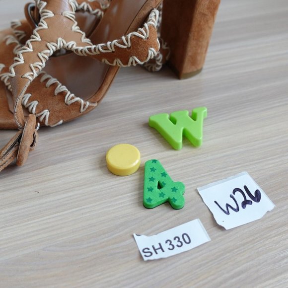 Bagatt Shoes Women Leather Size 39 Sandals Ankle Strap Heel Brown 8.5 Boho ITALY - Picture 14 of 15